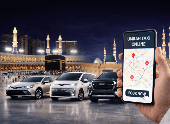 Book Your Umrah Taxi Online – 4 Easy Quick Steps