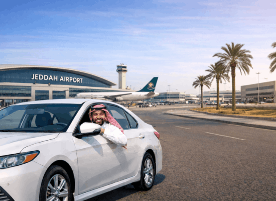 Distance and Travel Time from Jeddah Airport