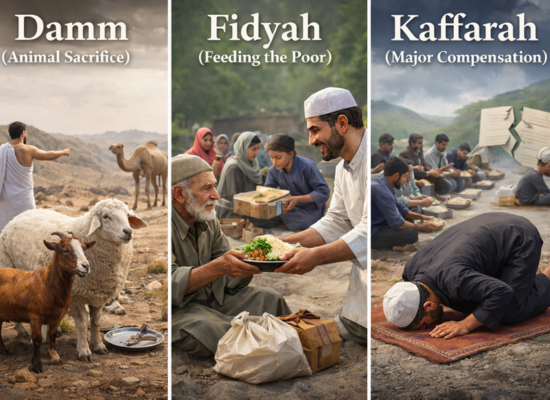 difference between damm fidyah kaffarah