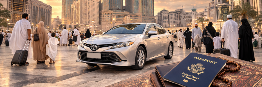 private umrah taxi online from usa